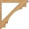 Ekena Millwork Merced Arts & Crafts Rough Sawn Outlooker, Western Red Cedar, 6"W x 44"D x 44"H OUT06X44X44MRC03RWR - alternate 2